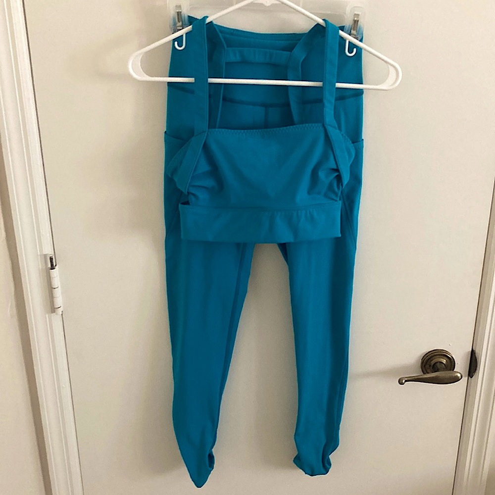 Teal Free People movement set